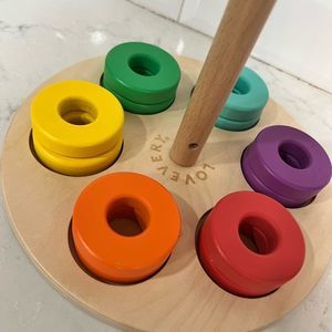 Lovevery Flexible Wooden Ring Stacker